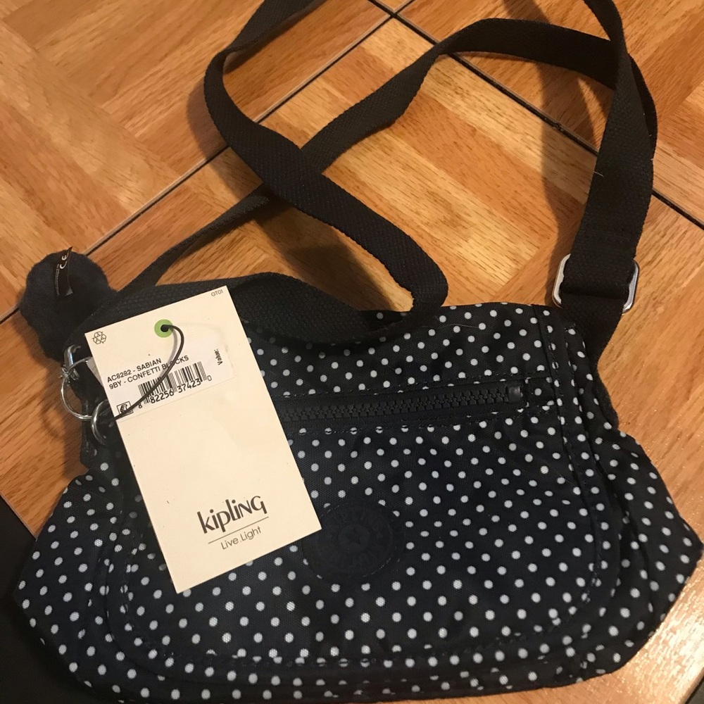 Kipling Mini Crossbody with Pom Pom